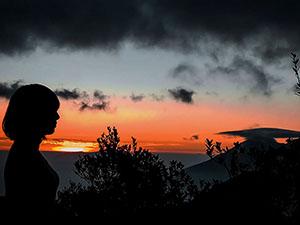 sunrise gunung papandayan