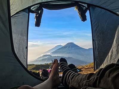 camp gunung prau