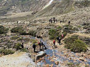 Kawah gunung papandayan